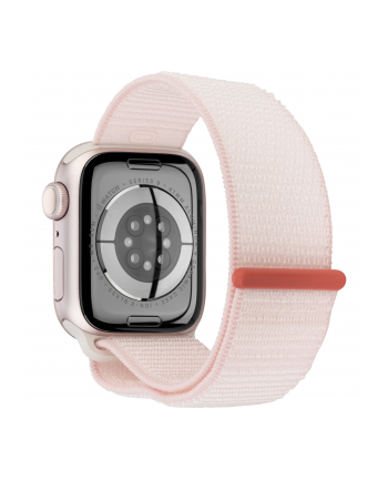 Apple Watch Series 9, Smartwatch (pink/rose, aluminum, 41 mm, Sport Loop)