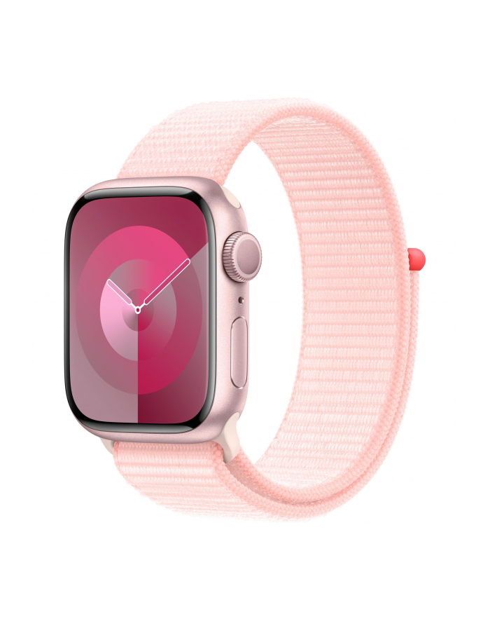 Apple Watch Series 9, Smartwatch (pink/rose, aluminum, 41 mm, Sport Loop) główny