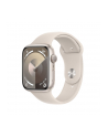 Apple Watch Series 9, Smartwatch (silver/light beige, aluminum, 45 mm, sports band) - nr 1