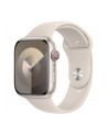 Apple Watch Series 9, Smartwatch (silver/light beige, aluminum, 45 mm, sports band) - nr 7