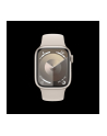 Apple Watch Series 9, Smartwatch (silver/light beige, aluminum, 45 mm, sports band) - nr 9