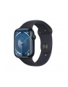 Apple Watch Series 9, Smartwatch (dark blue/dark blue, aluminum, 45 mm, sports band) - nr 3