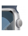 Apple Watch Series 9, Smartwatch (silver/blue, aluminum, 45 mm, sports band) - nr 3