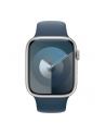 Apple Watch Series 9, Smartwatch (silver/blue, aluminum, 45 mm, sports band) - nr 9