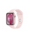Apple Watch Series 9, Smartwatch (pink/rose, aluminum, 45 mm, sports strap) - nr 2