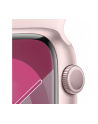 Apple Watch Series 9, Smartwatch (pink/rose, aluminum, 45 mm, sports strap) - nr 9