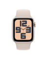 Apple Watch SE (2023), Smartwatch (silver/light beige, 40 mm, sports strap, aluminum) - nr 2