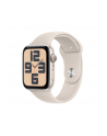 Apple Watch SE (2023), Smartwatch (silver/light beige, 44 mm, sports strap, aluminum) - nr 1