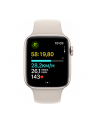 Apple Watch SE (2023), Smartwatch (silver/light beige, 44 mm, sports strap, aluminum) - nr 9