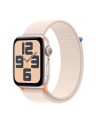 Apple Watch SE (2023), Smartwatch (silver/light beige, 44 mm, Sport Loop, aluminum) - nr 10