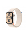 Apple Watch SE (2023), Smartwatch (silver/light beige, 44 mm, Sport Loop, aluminum) - nr 1