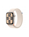 Apple Watch SE (2023), Smartwatch (silver/light beige, 44 mm, Sport Loop, aluminum) - nr 2