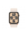Apple Watch SE (2023), Smartwatch (silver/light beige, 44 mm, Sport Loop, aluminum) - nr 3