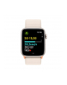 Apple Watch SE (2023), Smartwatch (silver/light beige, 44 mm, Sport Loop, aluminum) - nr 5