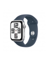 Apple Watch SE (2023), Smartwatch (silver/blue, 44 mm, sports strap, aluminum) - nr 1
