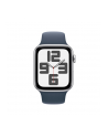 Apple Watch SE (2023), Smartwatch (silver/blue, 44 mm, sports strap, aluminum) - nr 3
