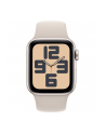 Apple Watch SE (2023), Smartwatch (silver/light beige, 40 mm, sports strap, aluminum, cellular) - nr 3