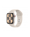 Apple Watch SE (2023), Smartwatch (silver/light beige, 40 mm, sports strap, aluminum, cellular) - nr 1