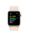 Apple Watch SE (2023), Smartwatch (silver/light beige, 40 mm, Sport Loop, Aluminum, Cellular) - nr 4