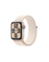 Apple Watch SE (2023), Smartwatch (silver/light beige, 40 mm, Sport Loop, Aluminum, Cellular) - nr 5