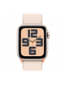 Apple Watch SE (2023), Smartwatch (silver/light beige, 40 mm, Sport Loop, Aluminum, Cellular) - nr 6