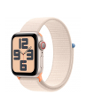 Apple Watch SE (2023), Smartwatch (silver/light beige, 40 mm, Sport Loop, Aluminum, Cellular) - nr 7