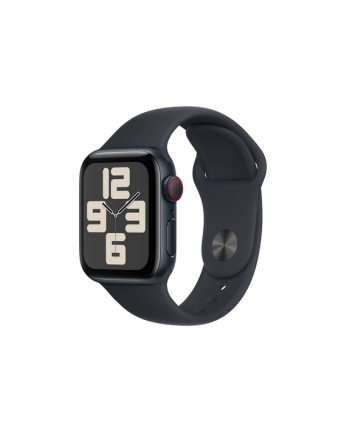 Apple Watch SE (2023), Smartwatch (dark blue/dark blue, 40 mm, sports strap, aluminum, cellular)