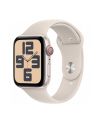 Apple Watch SE (2023), Smartwatch (silver/light beige, 44 mm, sports strap, aluminum, cellular) - nr 2