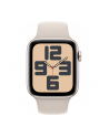 Apple Watch SE (2023), Smartwatch (silver/light beige, 44 mm, sports strap, aluminum, cellular) - nr 3
