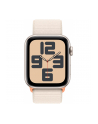 Apple Watch SE (2023), Smartwatch (silver/light beige, 44 mm, Sport Loop, Aluminum, Cellular) - nr 2