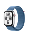 Apple Watch SE (2023), Smartwatch (silver/blue, 44 mm, Sport Loop, Aluminum, Cellular) - nr 5
