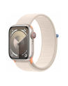 Apple Watch Series 9, Smartwatch (silver/beige, aluminum, 41 mm, Sport Loop, Cellular) - nr 2