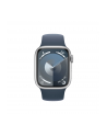 Apple Watch Series 9, Smartwatch (silver/dark blue, aluminum, 41 mm, sports strap, cellular) - nr 3