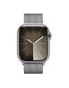 Apple Watch Series 9, Smartwatch (silver/silver, stainless steel, 41 mm, Milanese bracelet, cellular) - nr 10