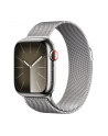 Apple Watch Series 9, Smartwatch (silver/silver, stainless steel, 41 mm, Milanese bracelet, cellular) - nr 18