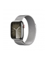 Apple Watch Series 9, Smartwatch (silver/silver, stainless steel, 41 mm, Milanese bracelet, cellular) - nr 3