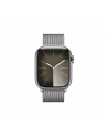 Apple Watch Series 9, Smartwatch (silver/silver, stainless steel, 41 mm, Milanese bracelet, cellular) - nr 4