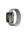 Apple Watch Series 9, Smartwatch (silver/silver, stainless steel, 41 mm, Milanese bracelet, cellular) - nr 7