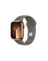 Apple Watch Series 9, Smartwatch (gold/brown, stainless steel, 41 mm, sports strap, cellular) - nr 4