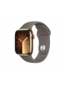 Apple Watch Series 9, Smartwatch (gold/brown, stainless steel, 41 mm, sports strap, cellular) - nr 3