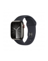 Apple Watch Series 9, Smartwatch (graphite/dark blue, stainless steel, 41 mm, sports strap, cellular) - nr 12