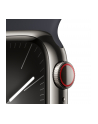 Apple Watch Series 9, Smartwatch (graphite/dark blue, stainless steel, 41 mm, sports strap, cellular) - nr 4