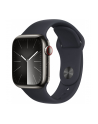 Apple Watch Series 9, Smartwatch (graphite/dark blue, stainless steel, 41 mm, sports strap, cellular) - nr 7