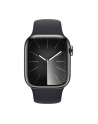 Apple Watch Series 9, Smartwatch (graphite/dark blue, stainless steel, 41 mm, sports strap, cellular) - nr 8