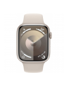 Apple Watch Series 9, Smartwatch (silver/beige, aluminum, 45 mm, sports bracelet, cellular) - nr 9