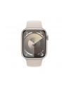 Apple Watch Series 9, Smartwatch (silver/beige, aluminum, 45 mm, sports bracelet, cellular) - nr 3
