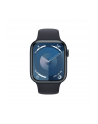 Apple Watch Series 9, Smartwatch (dark blue/dark blue, aluminum, 45 mm, sports band, cellular) - nr 3