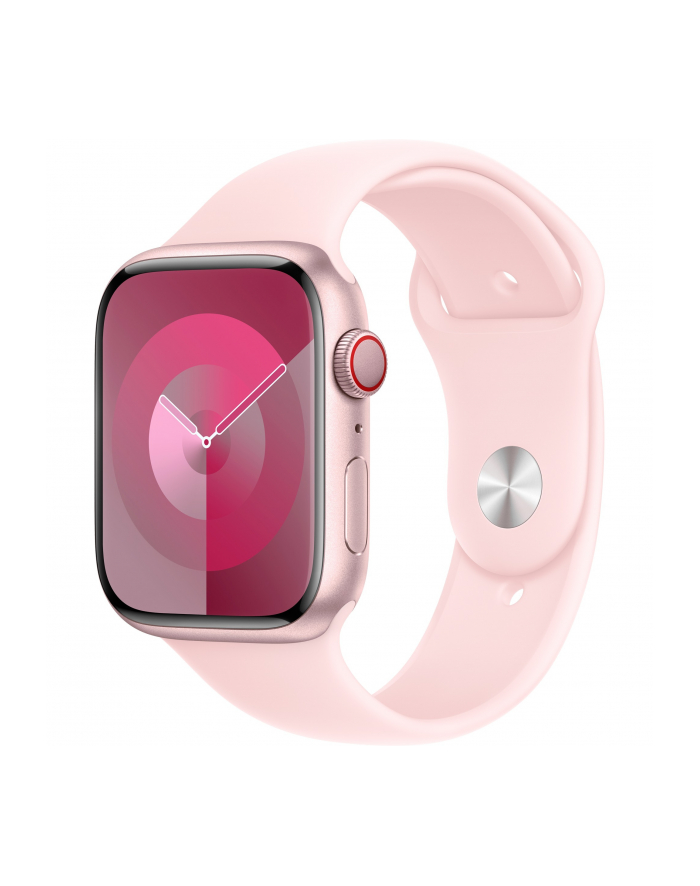 Apple Watch Series 9, Smartwatch (pink/rose, aluminum, 45 mm, sports bracelet, cellular) główny