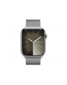 Apple Watch Series 9, Smartwatch (silver/silver, stainless steel, 45 mm, Milanese bracelet, cellular) - nr 3
