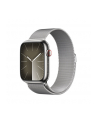 Apple Watch Series 9, Smartwatch (silver/silver, stainless steel, 45 mm, Milanese bracelet, cellular) - nr 7